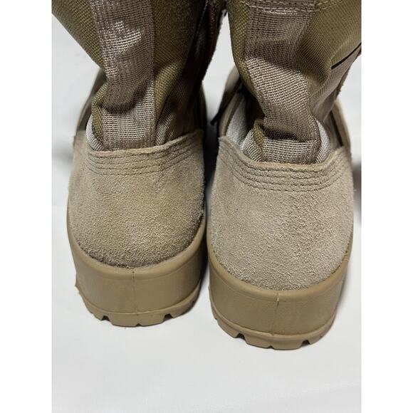 6 Wo's Military Hot weather steel Toe Combat boot, TAN - Picture 6 of 16